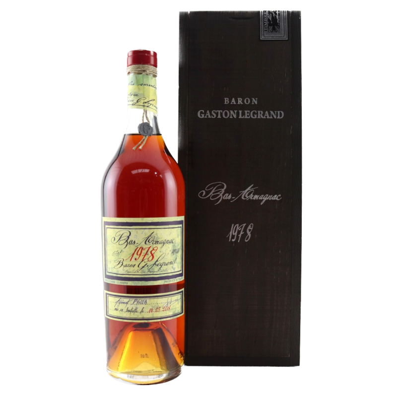 Bas Armagnac, Gaston Legrand 40°, Divers millésimes - 70 cl