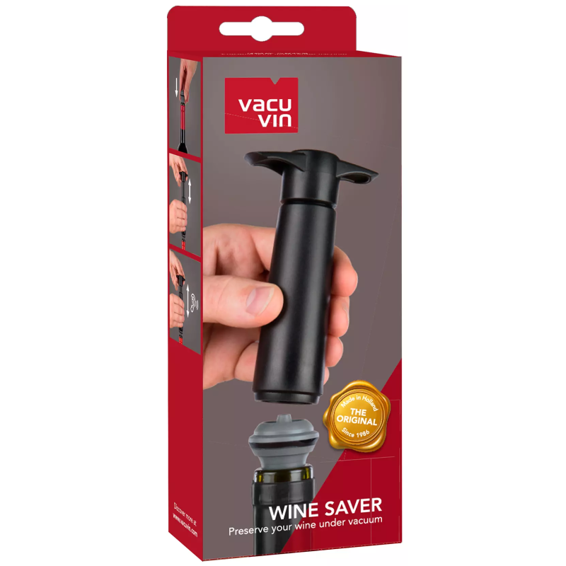 Vacu Vin Wine Saver + 2 Stoppers