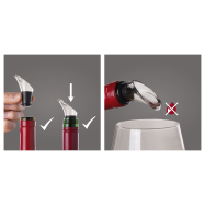 Vacu Vin Wine Server Crystal, Ausgießer, 2er-Set